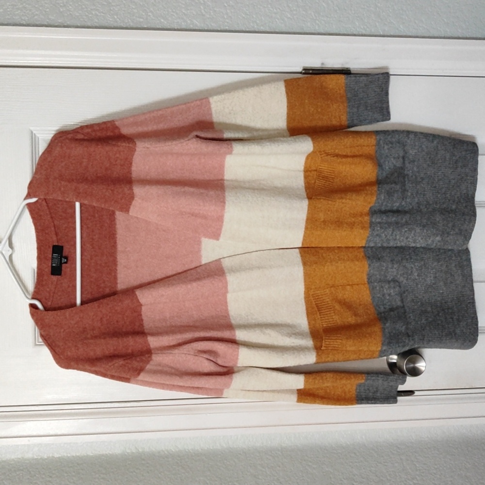 Striped Pink Cardigan
